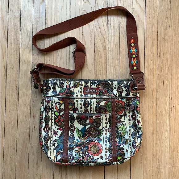 Sakroots Handbags - Sakroots Artist Circle Crossbody - Desert Owl